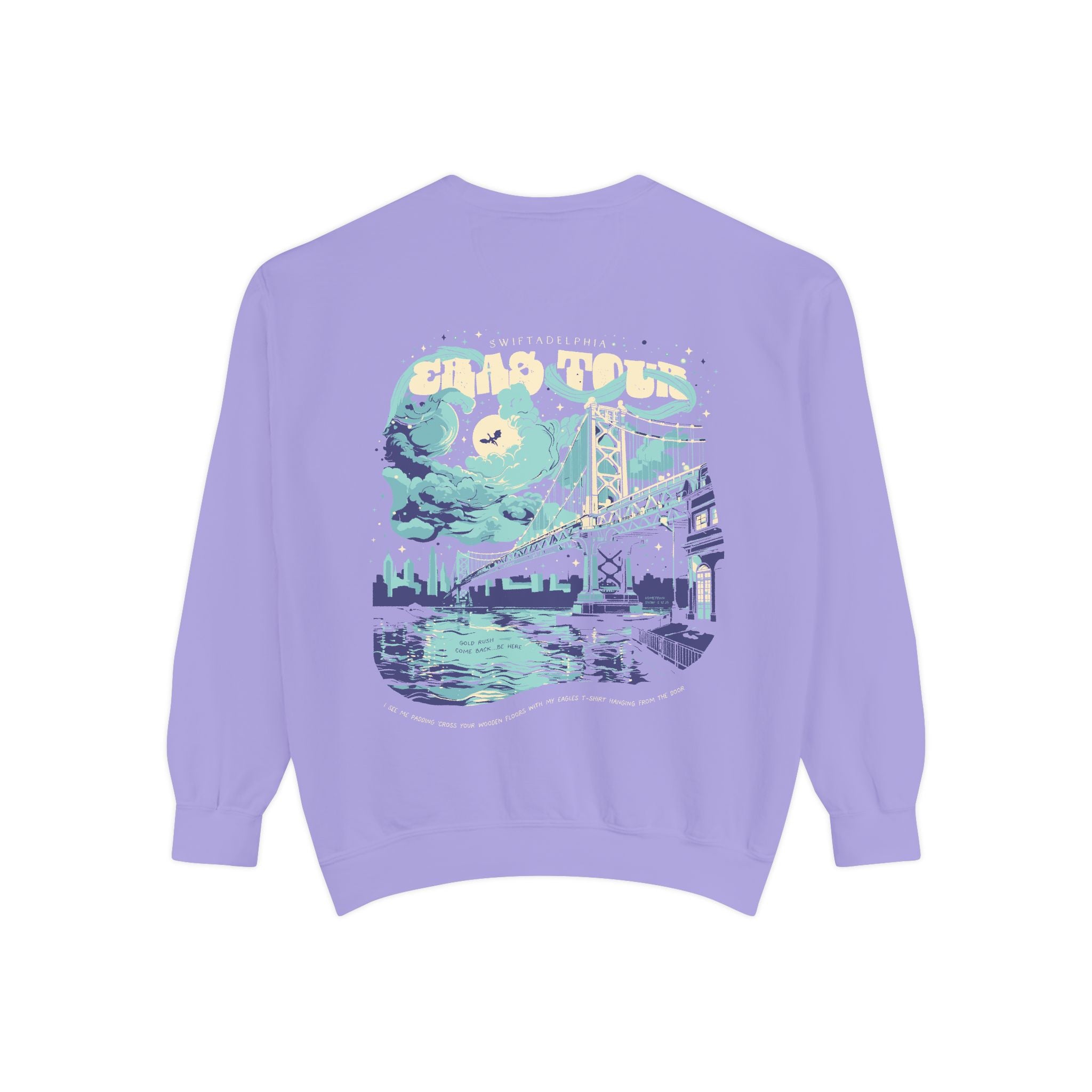 Night One Swiftadelphia Skyline Eras Tour Crewneck