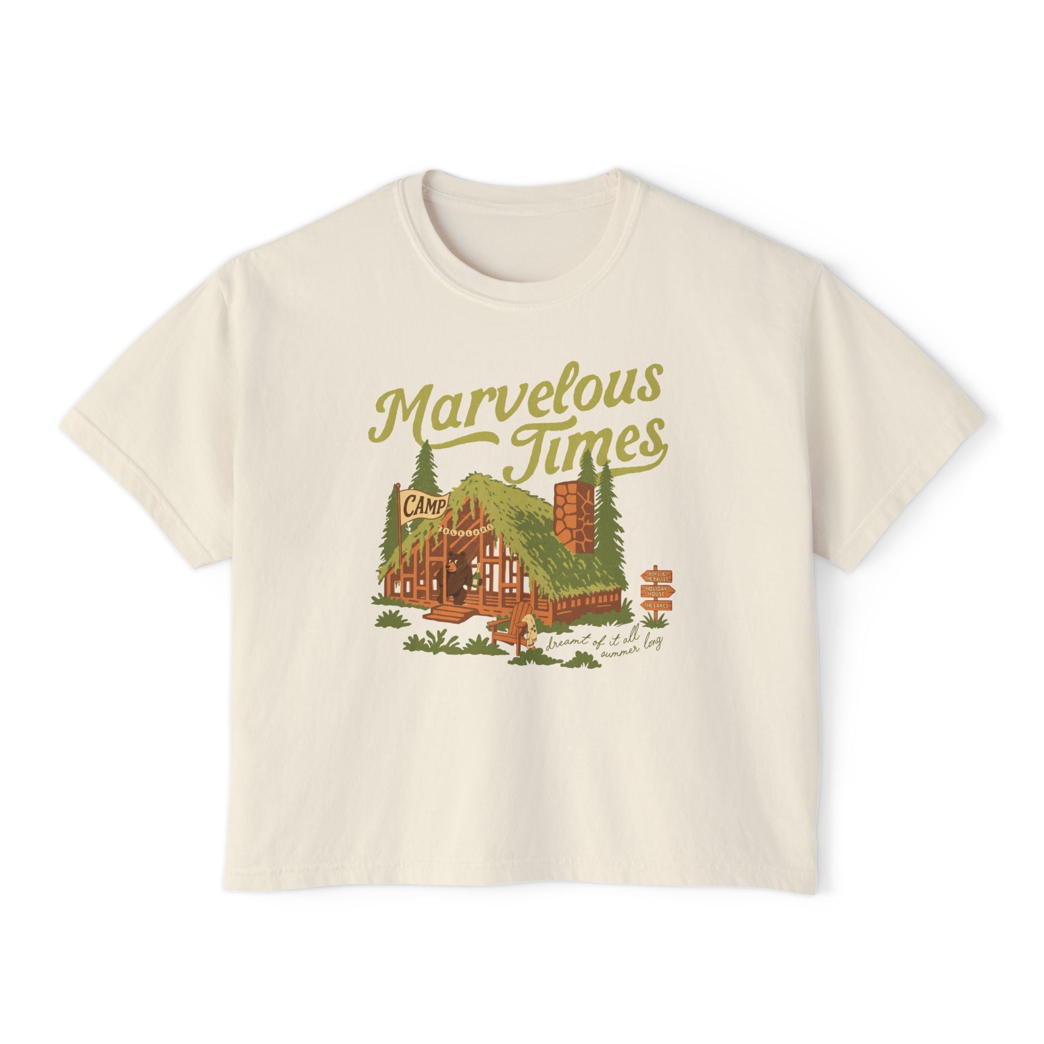 Camp Marvelous Times Crop Top
