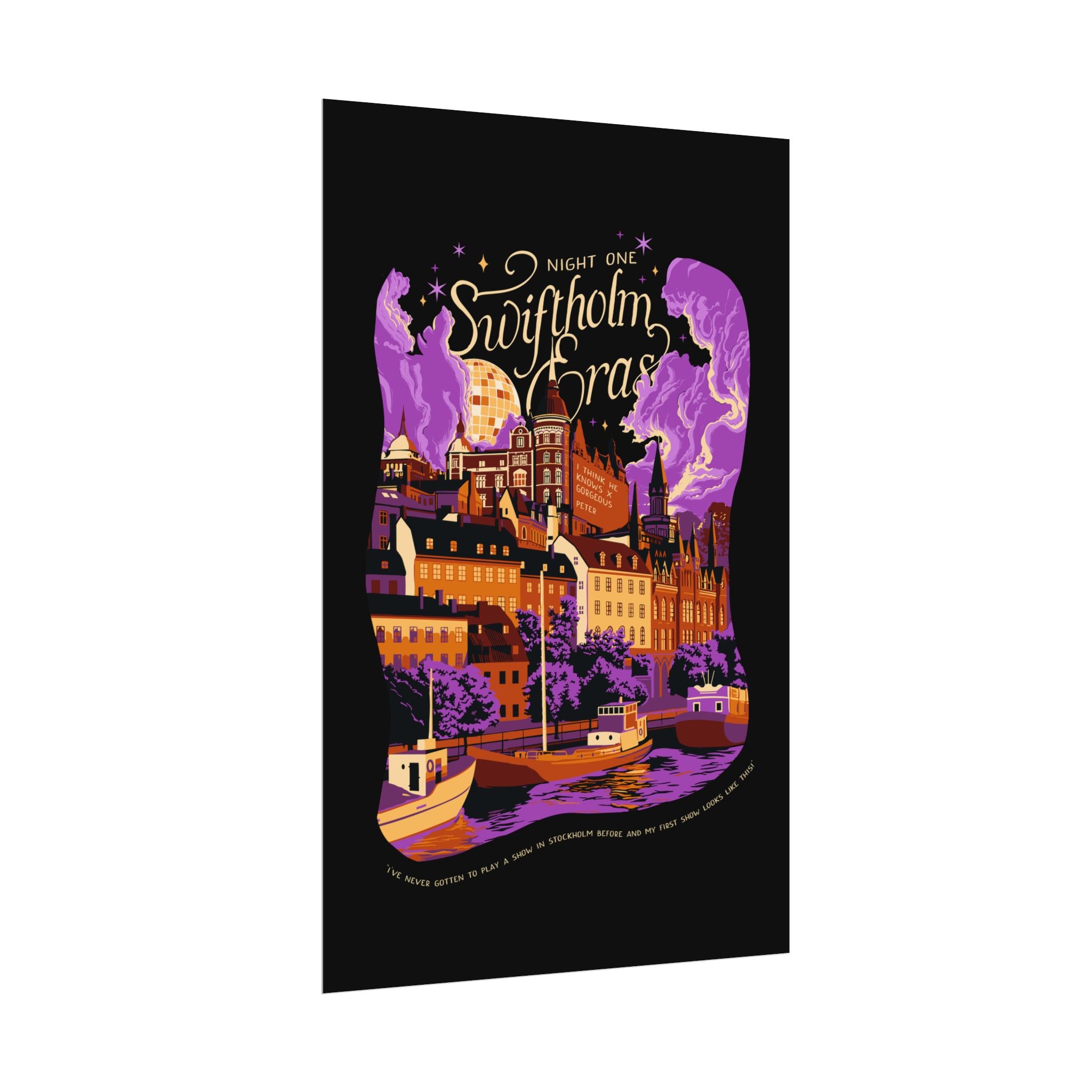 Black Night One Swiftholm Eras Poster
