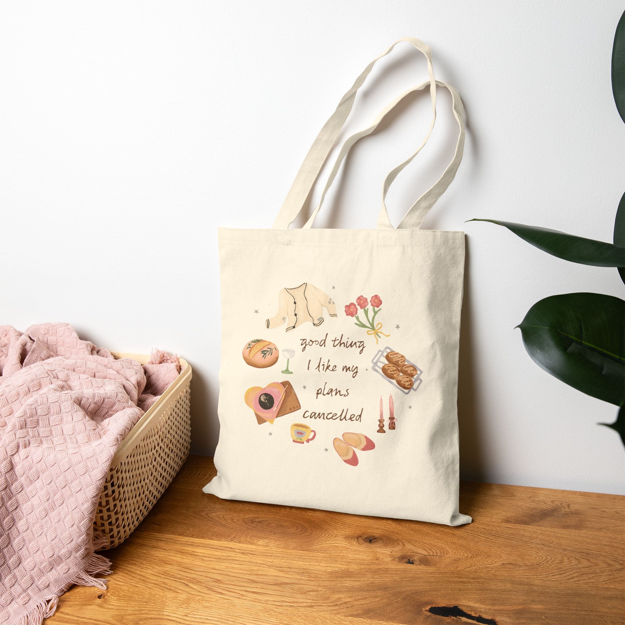 Good Thing I Like My Plans Cancelled Tote Bag