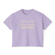 Big Words Crop Top