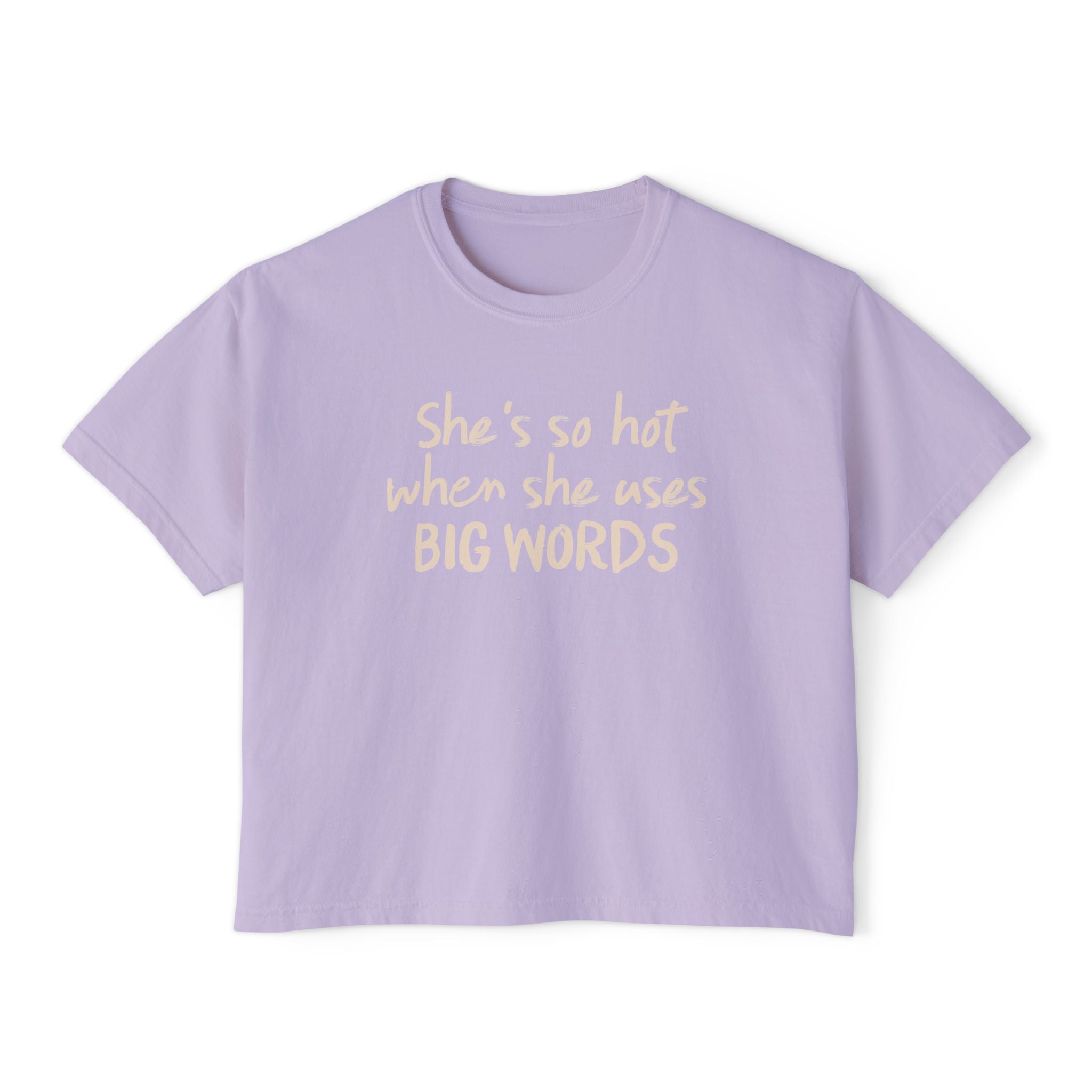 Big Words Crop Top