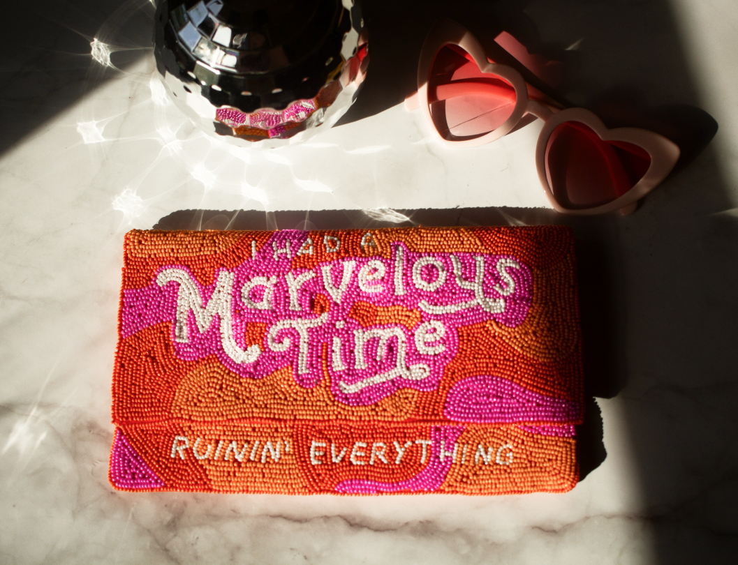 Marvelous Time Beaded Bag