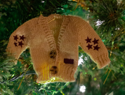 Knit Cardigan Ornaments