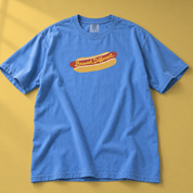 Brewed Different Hot Dog Tee in Flo Blue