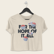 Vote for the Hope of It All Boxy Tee in Ivory