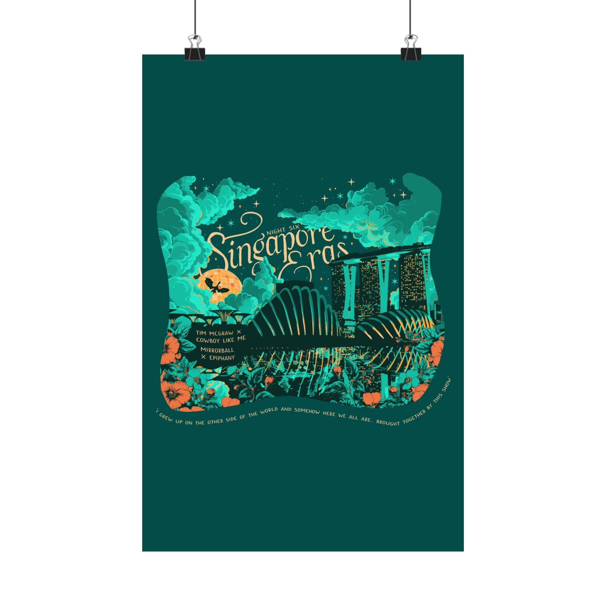 Night Six Singapore Eras Poster