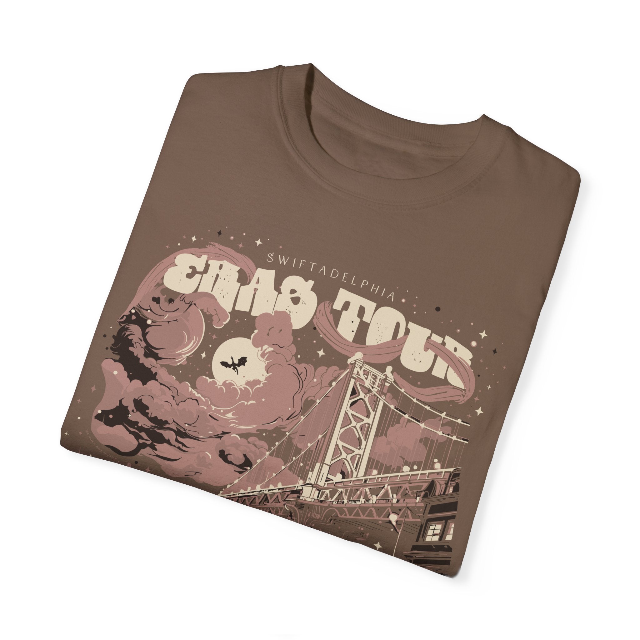 Night Two Swiftadelphia Skyline Single Sided Eras Tour Shirt