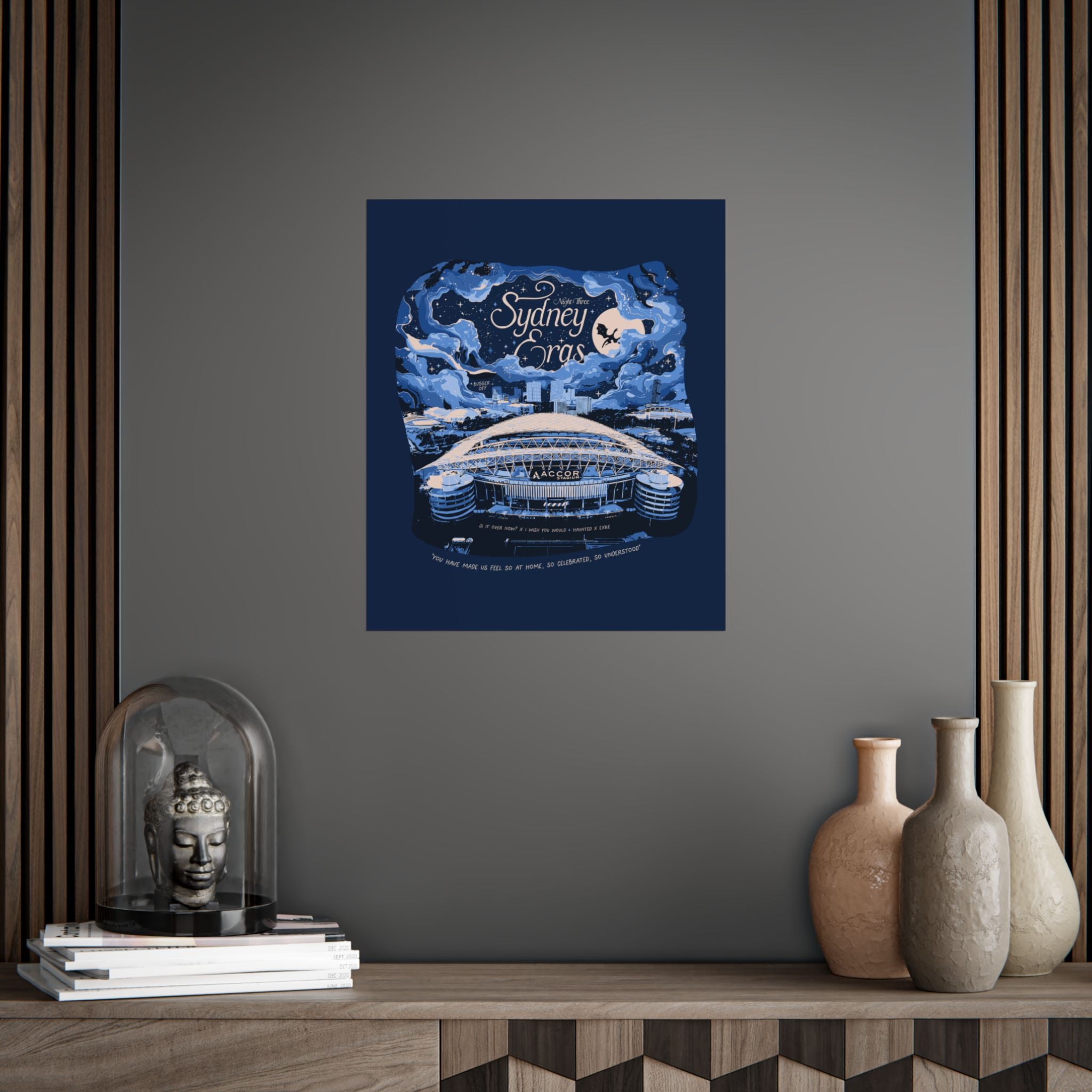 Navy Night Three Sydney Eras Tour Poster