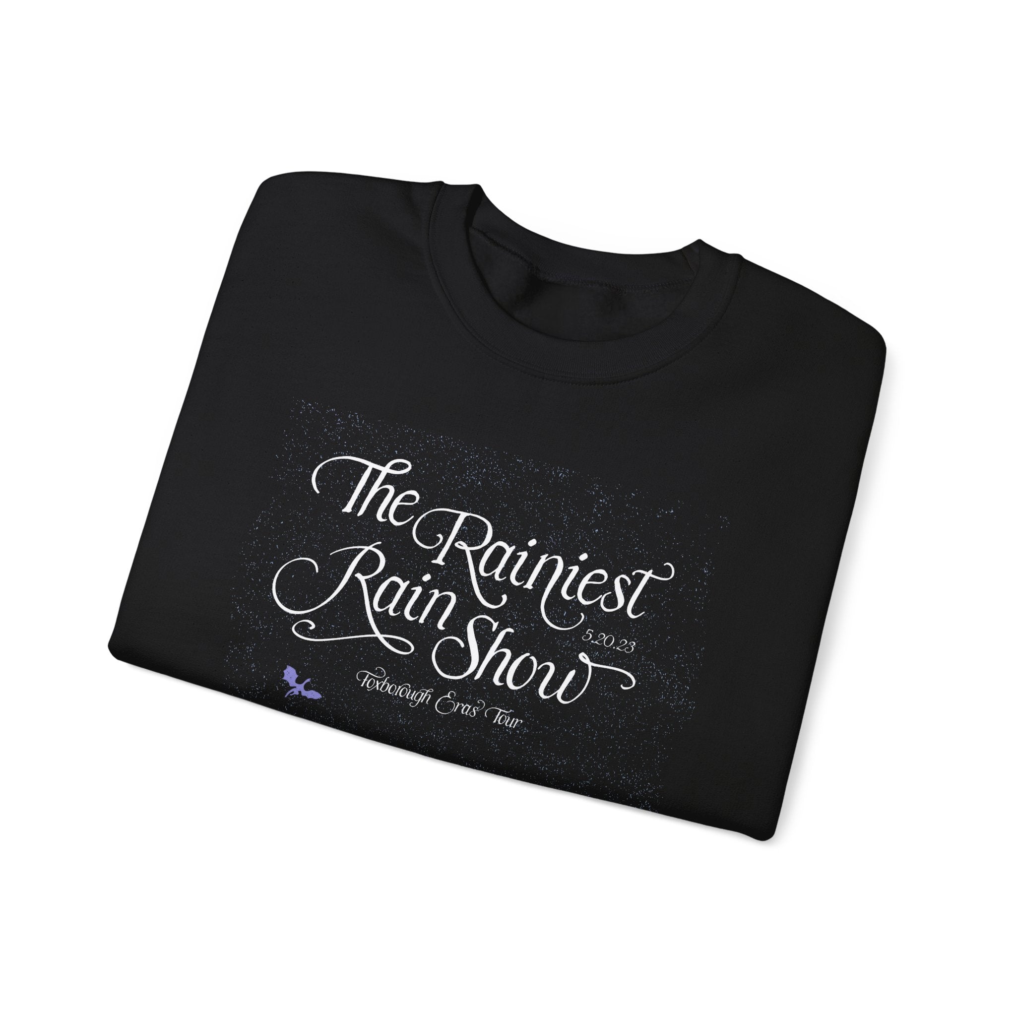 Foxborough Rainiest Rain Show Night Two Crewneck Sweatshirt