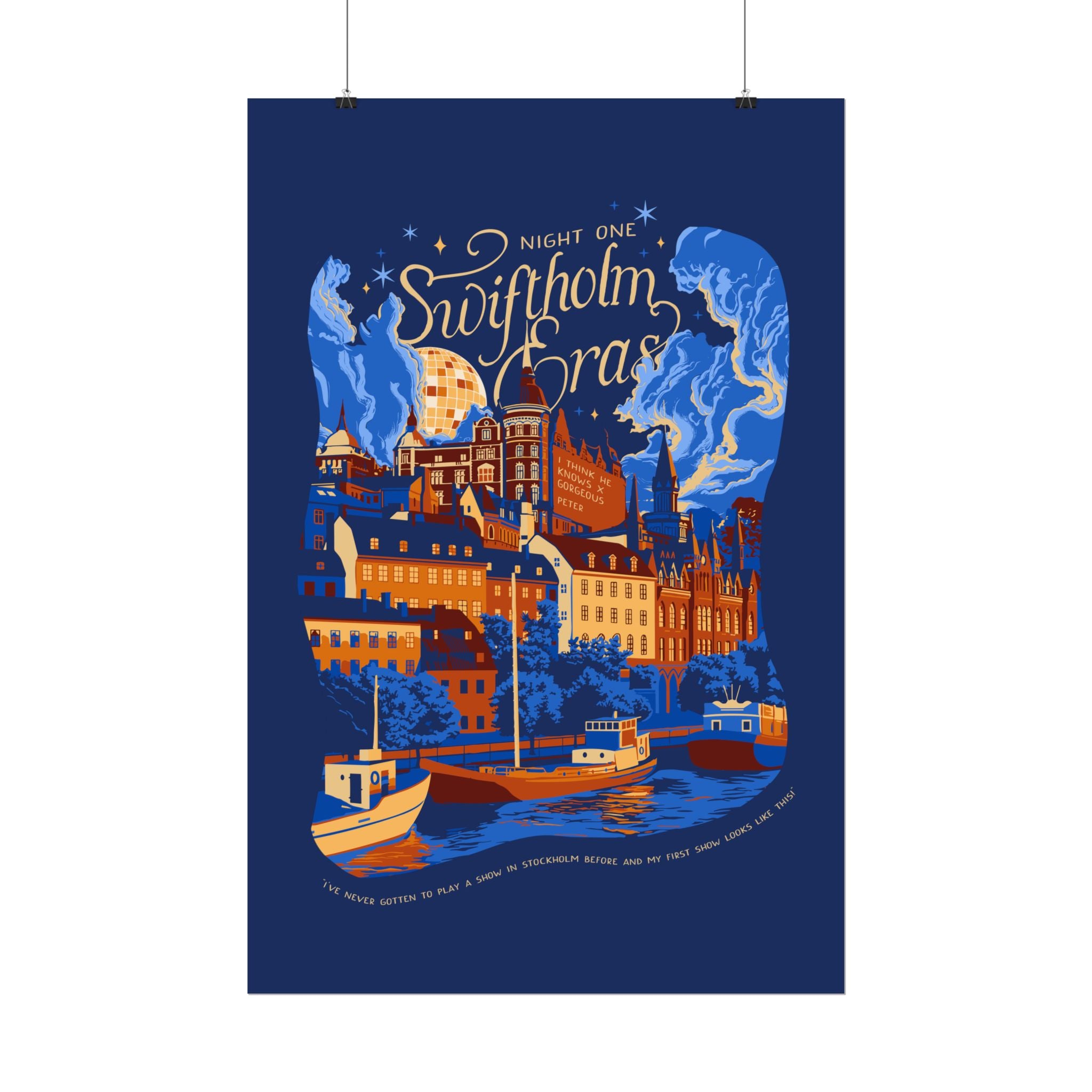 Blue Night One Swiftholm Eras Poster