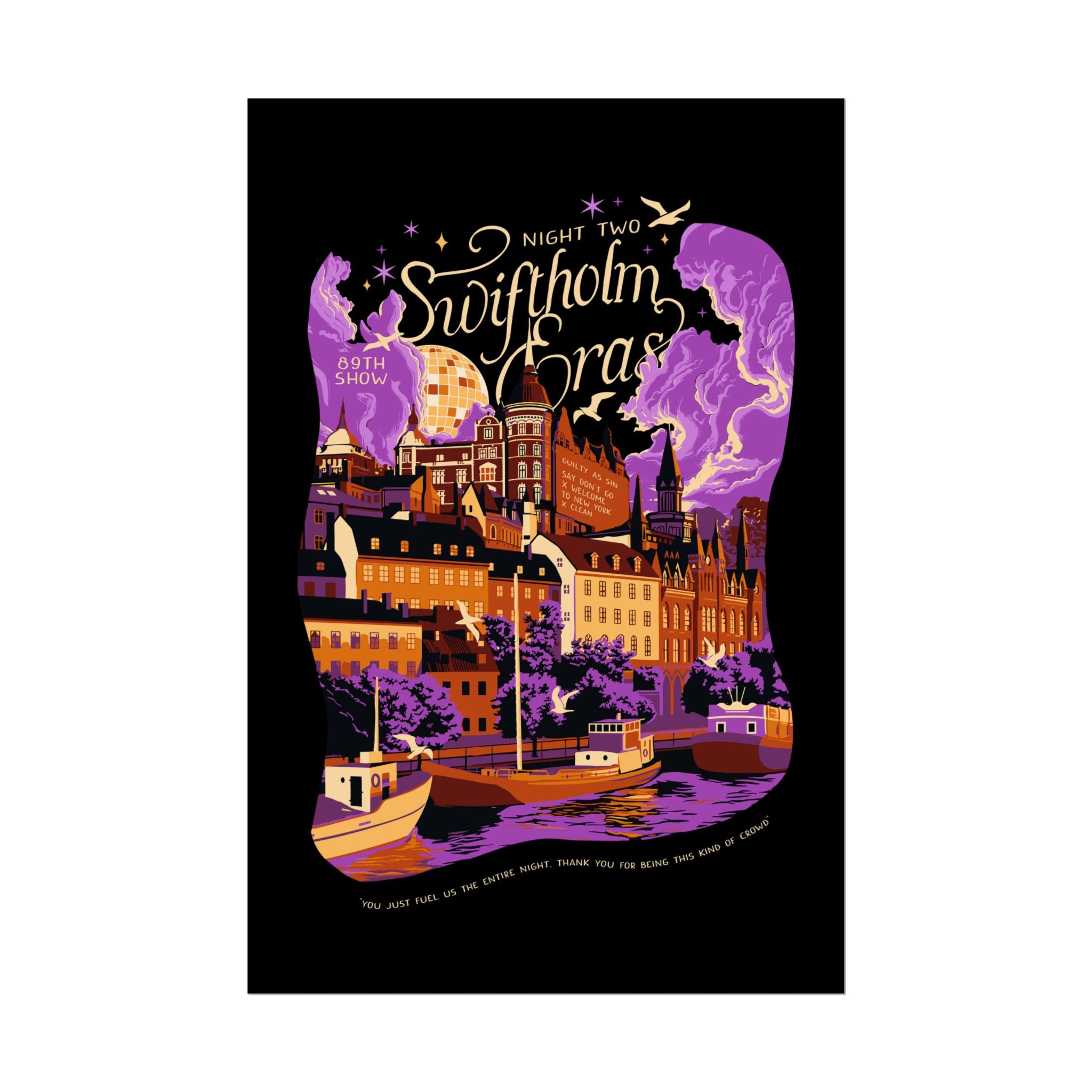 Black Night Two Swiftholm Eras Poster