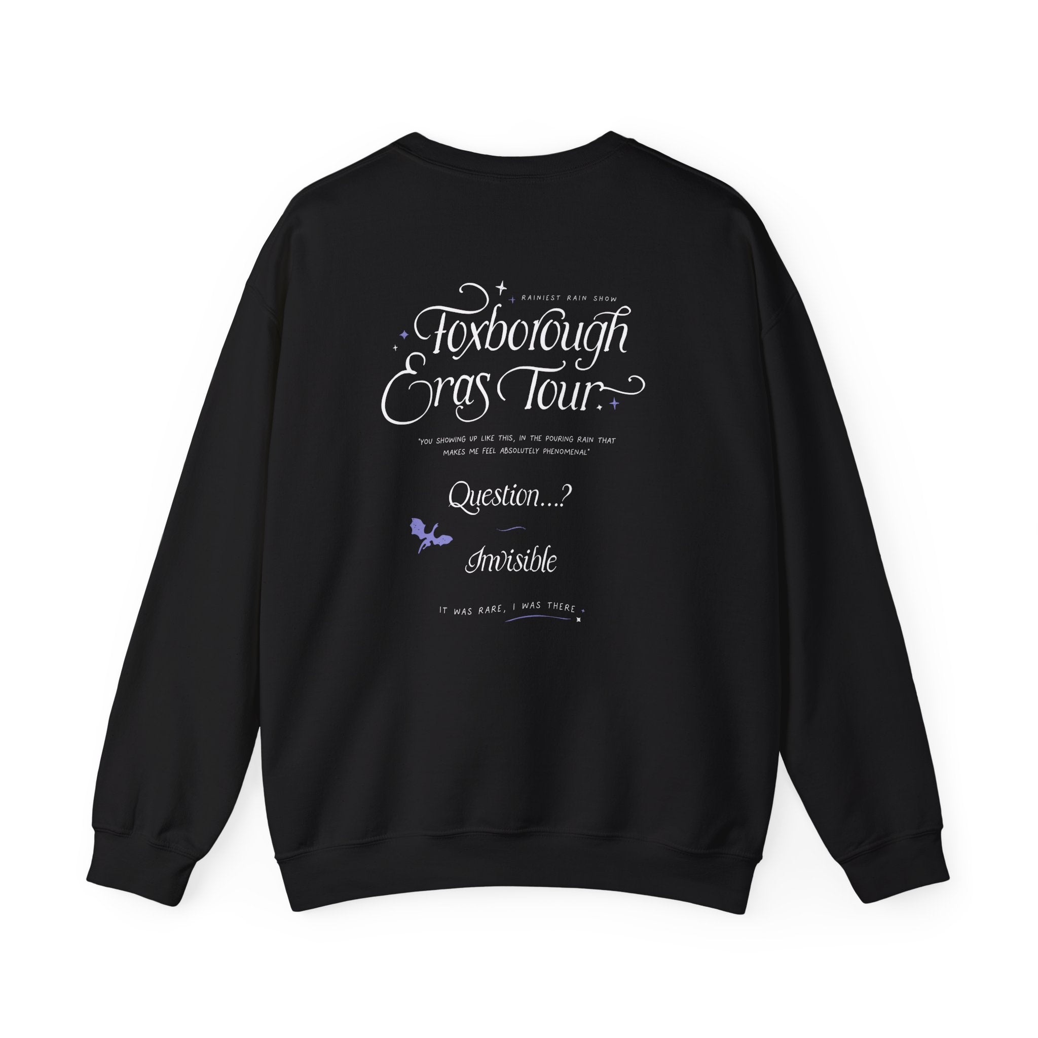 Foxborough Rainiest Rain Show Night Two Crewneck Sweatshirt