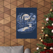 Night Two Nashville Eras Tour Skyline Navy Poster