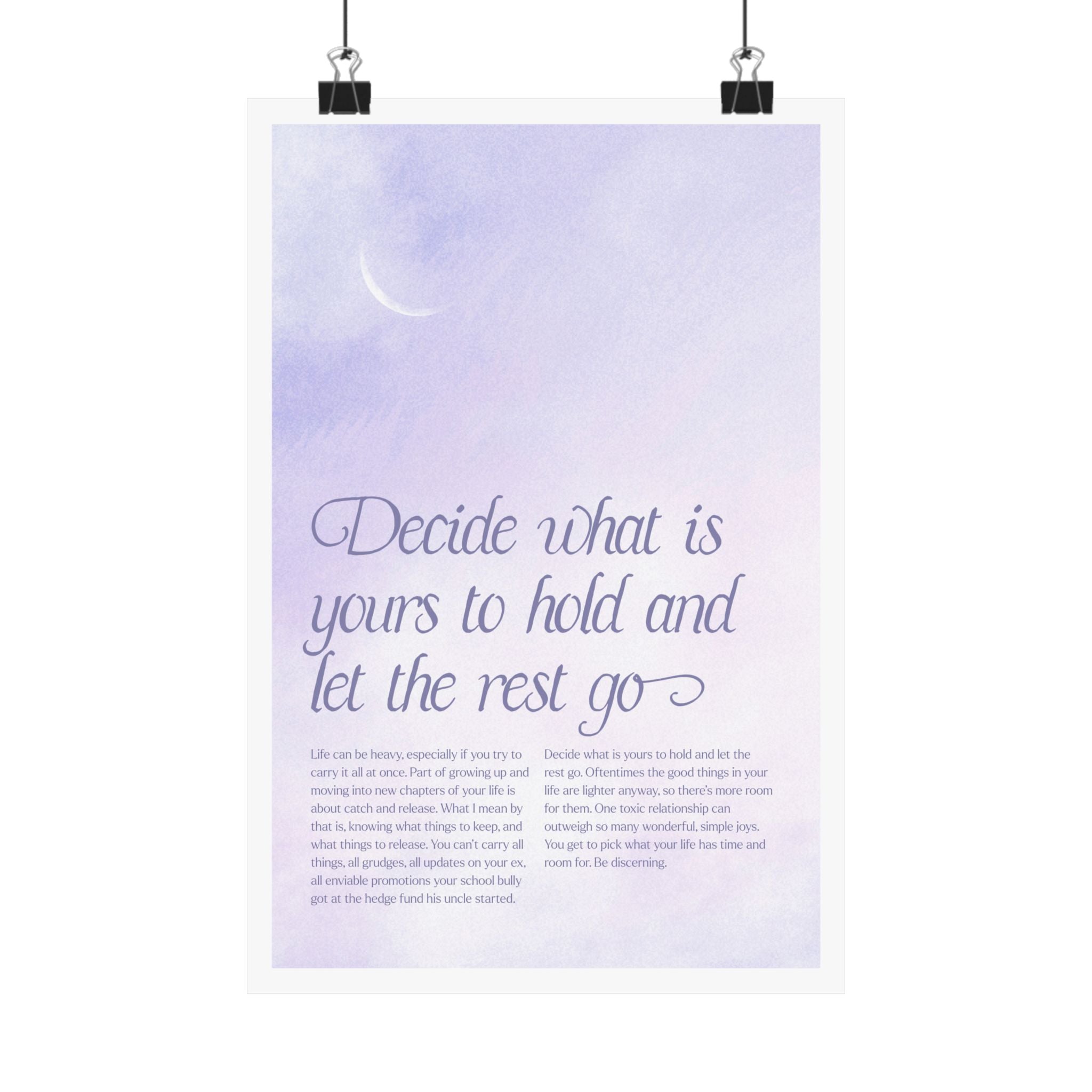 Let The Rest Go Poster