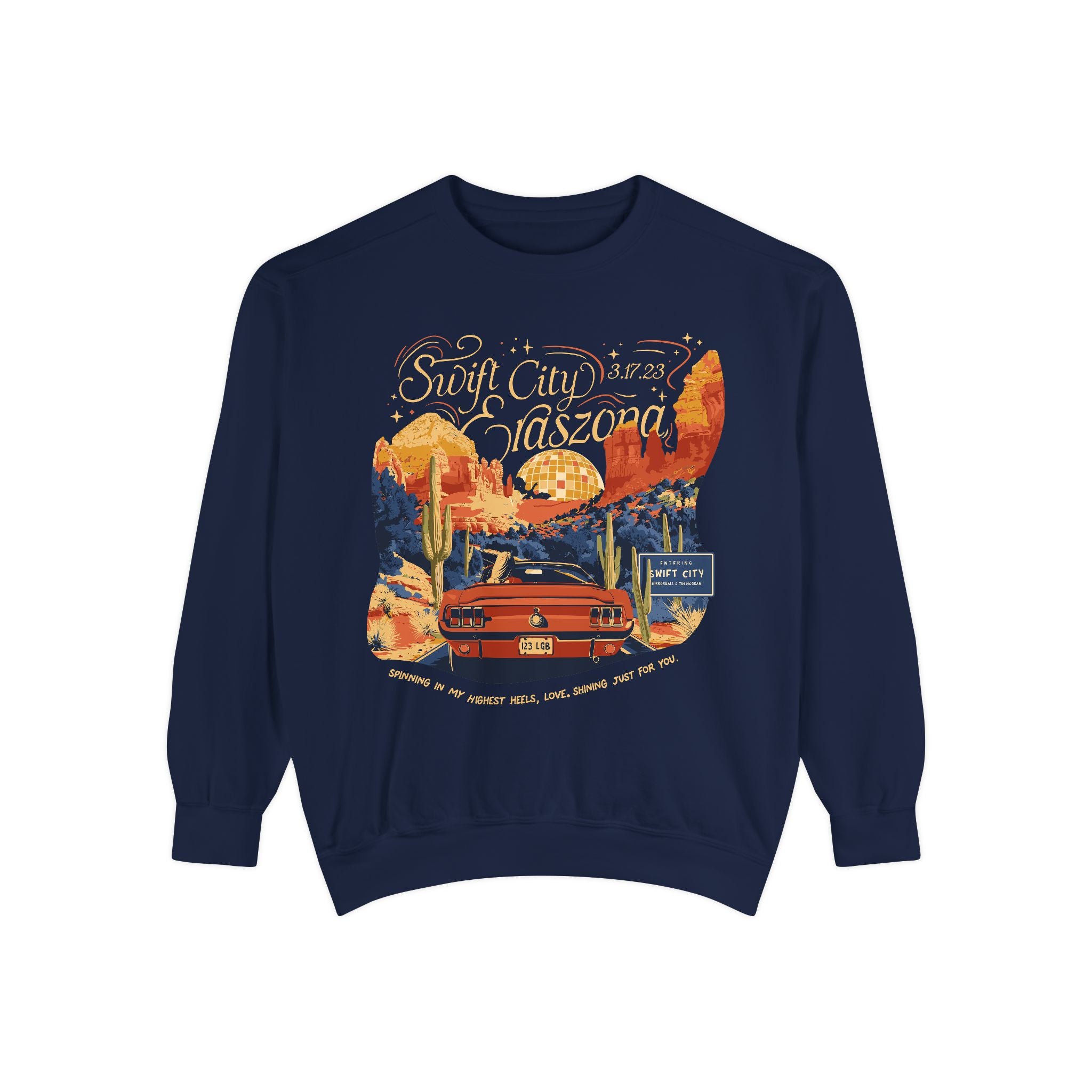 Night One Sedona Drive Eraszona Tour Crewneck