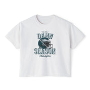 Tis The Damn Season Philly Football Crop Top