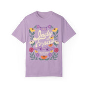 Indy Eras Tour  Floral Piano Comfort Colors Tee
