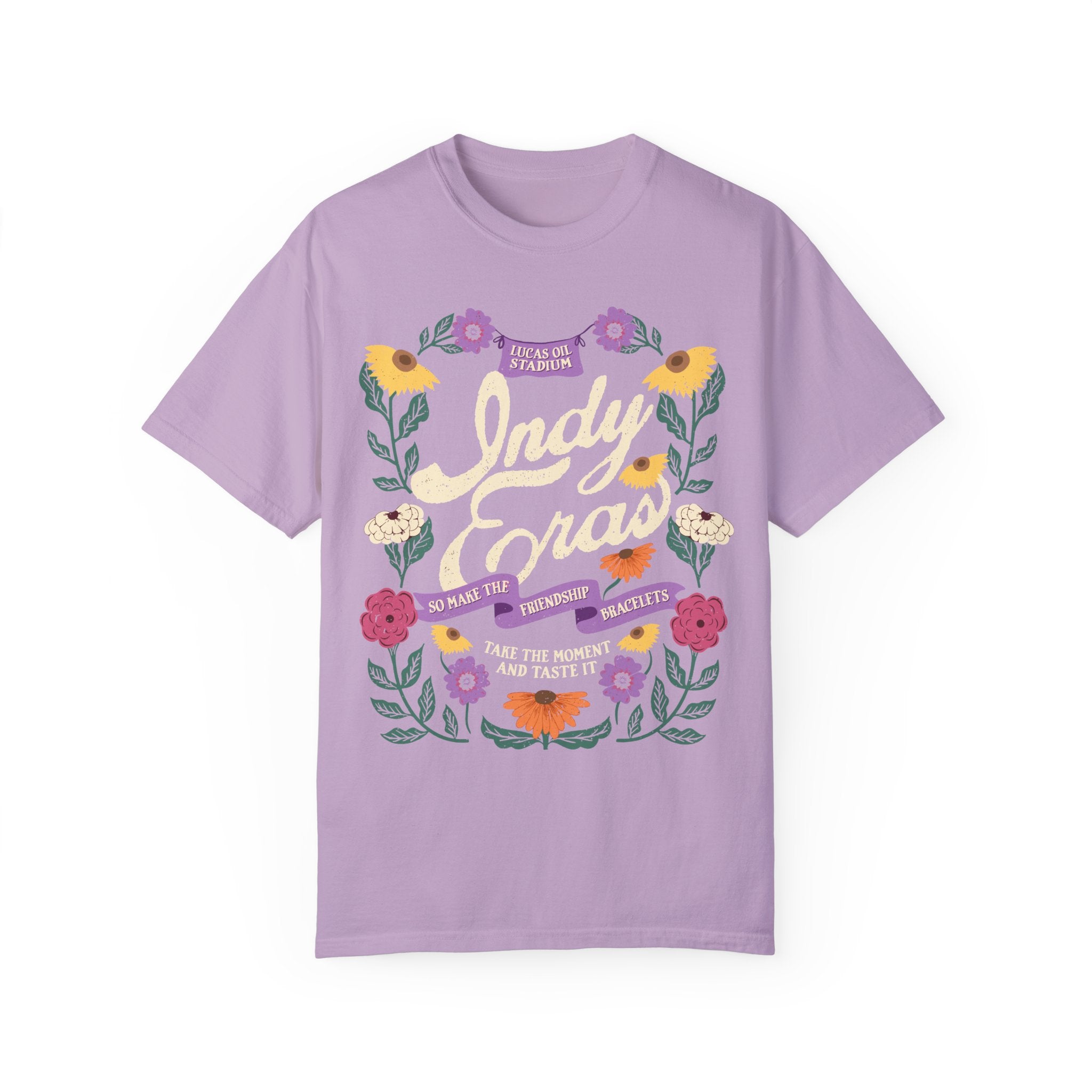 Indy Eras Tour  Floral Piano Comfort Colors Tee