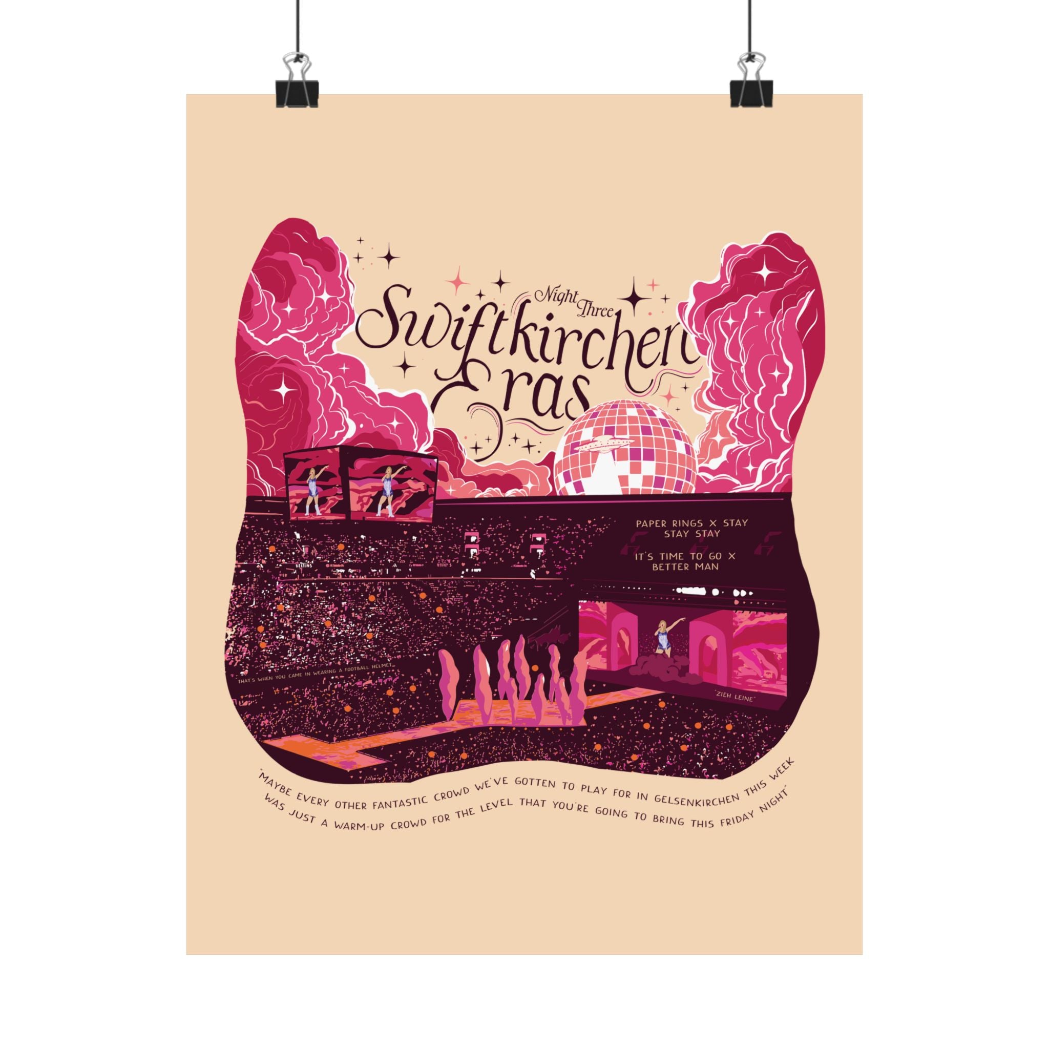 Ivory Gelsenkirchen Eras Night Three Poster