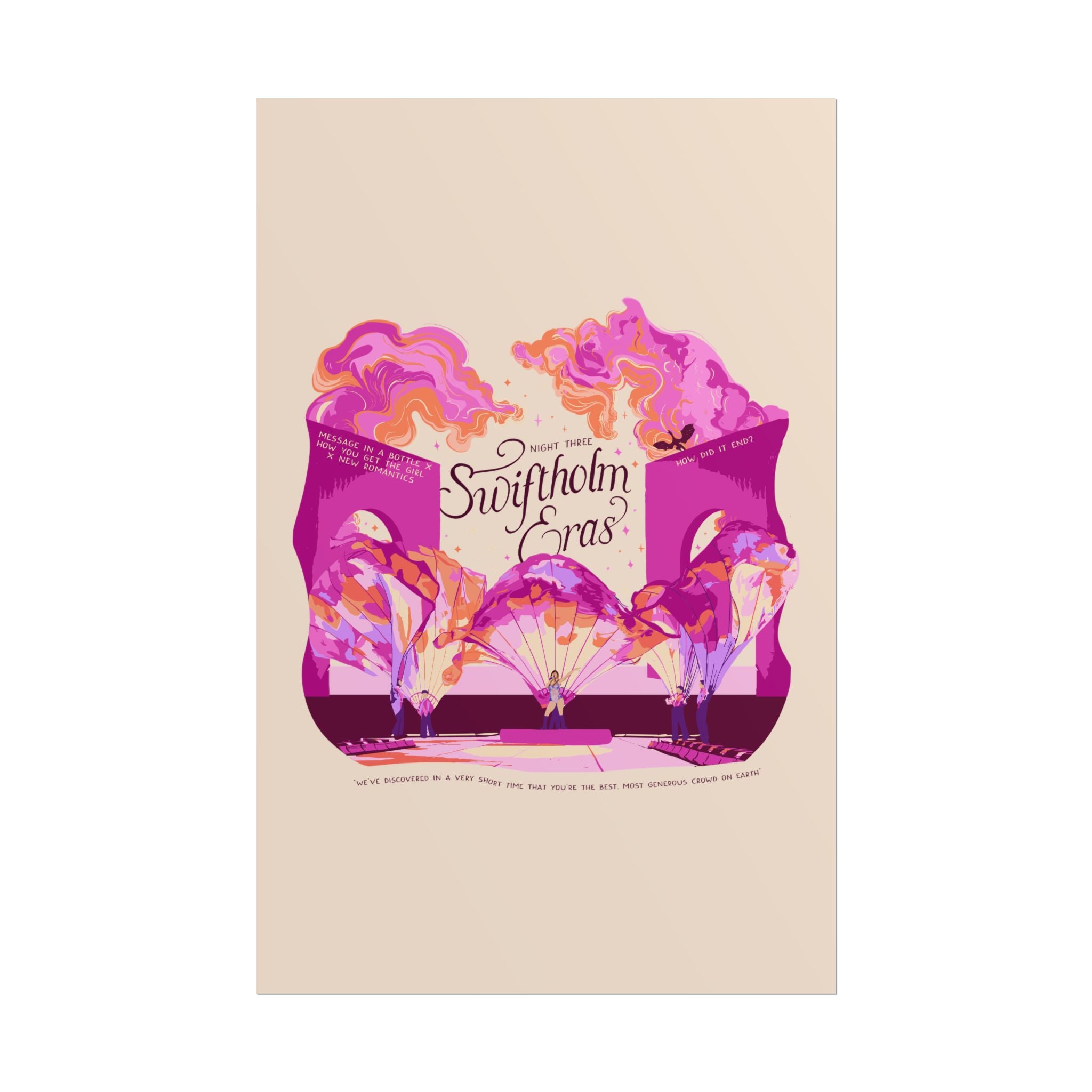 Ivory Night Three Opening Swiftholm Eras Tour Poster