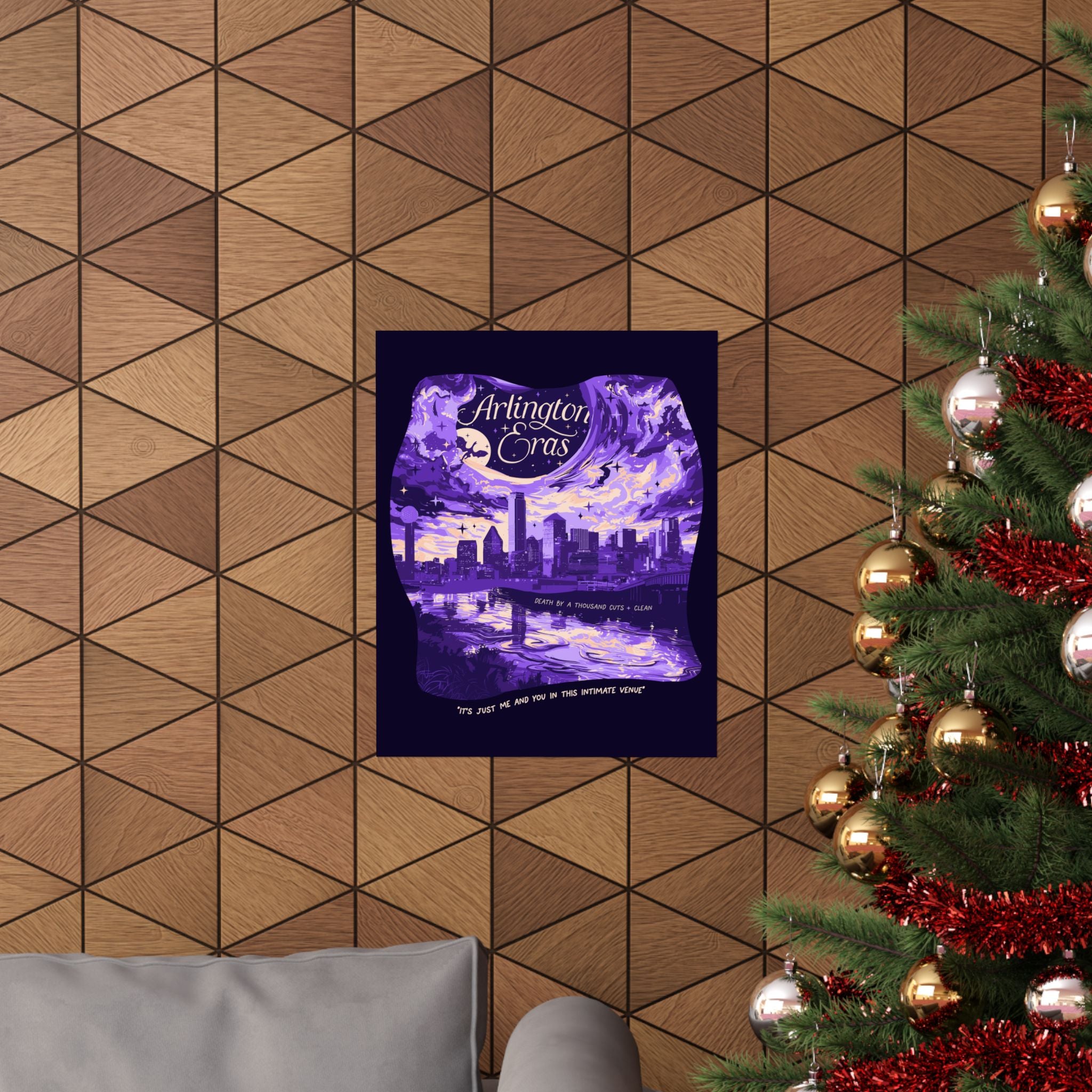 Purple Night Two Arlington Eras Tour Poster