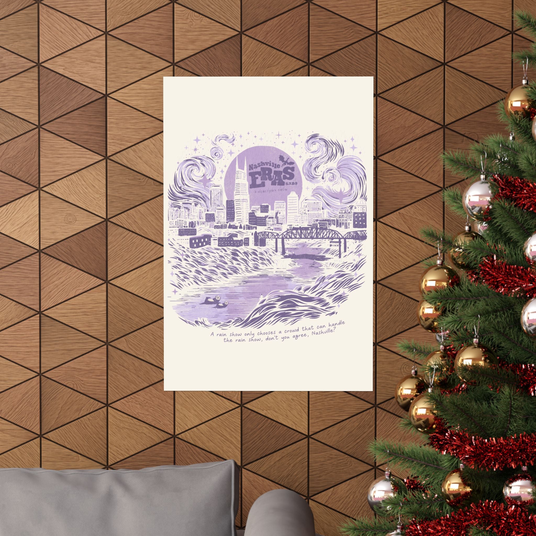 Night Three Nashville Eras Tour Skyline Poster