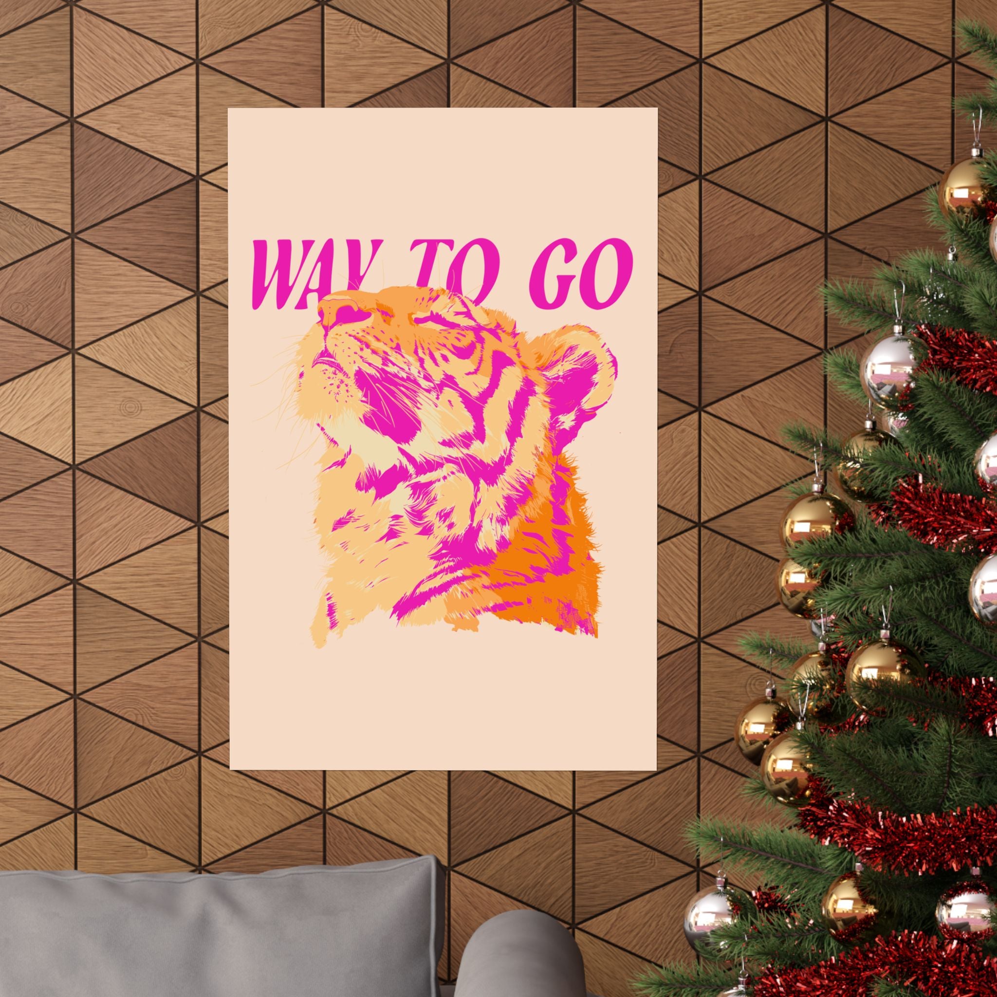 Way To Go Tiger Poster