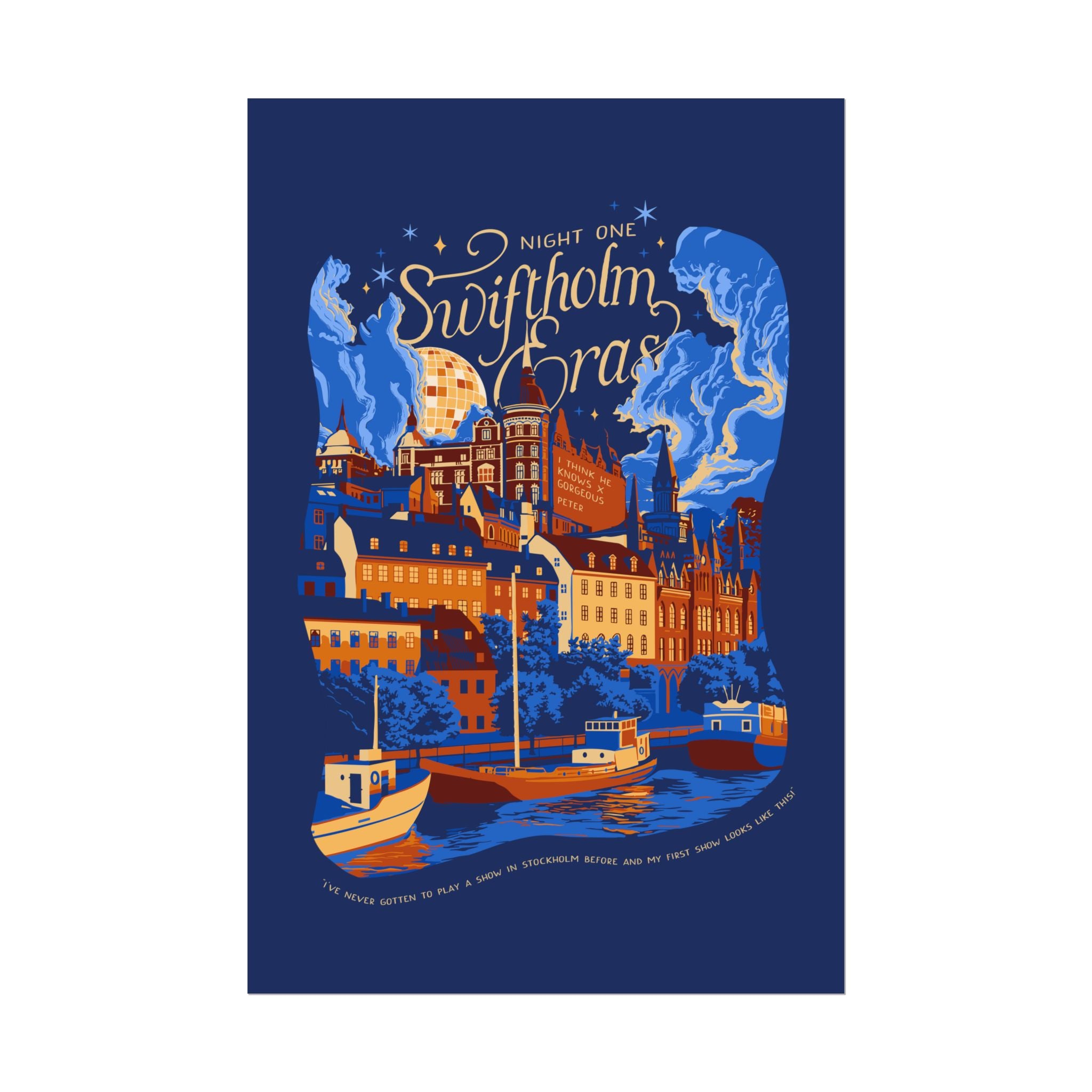 Blue Night One Swiftholm Eras Poster