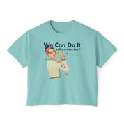 Rosie The Riveter Comfort Colors Crop Top