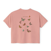 Where Flowers Grow Crop Top