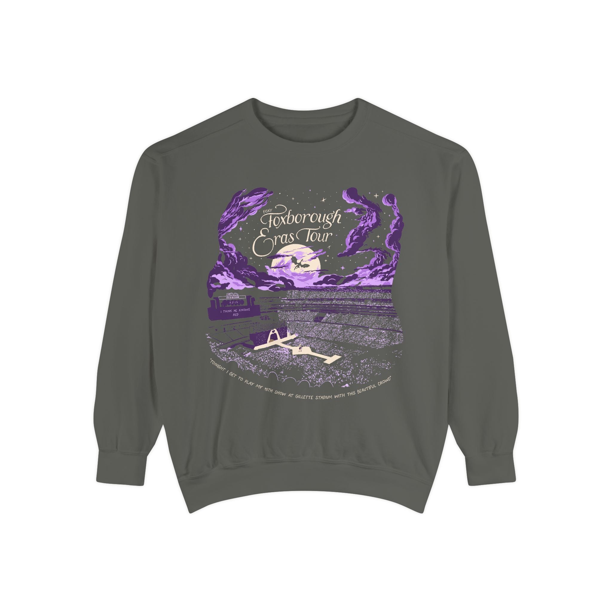 Night Three Foxborough Eras Tour Gillette Stadium Sweatshirt