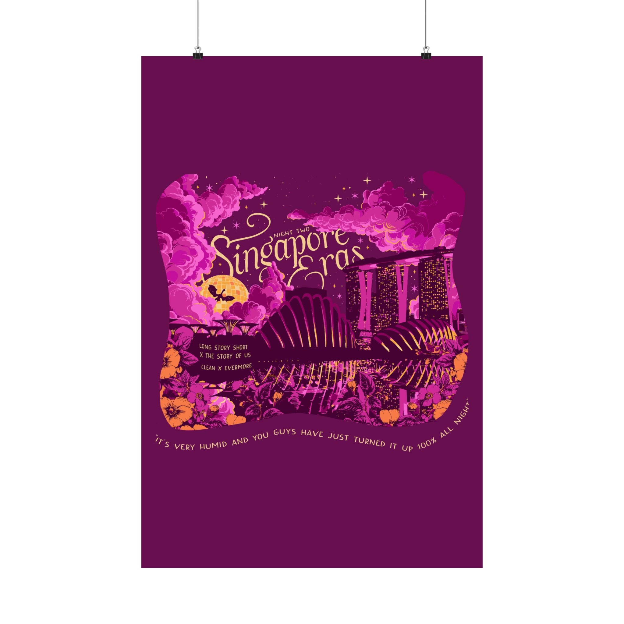 Berry Night Two Singapore Eras Poster