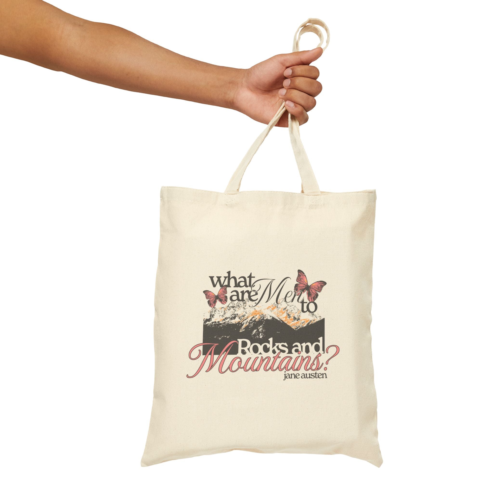 Rocks and Mountains Canvas Tote Bag