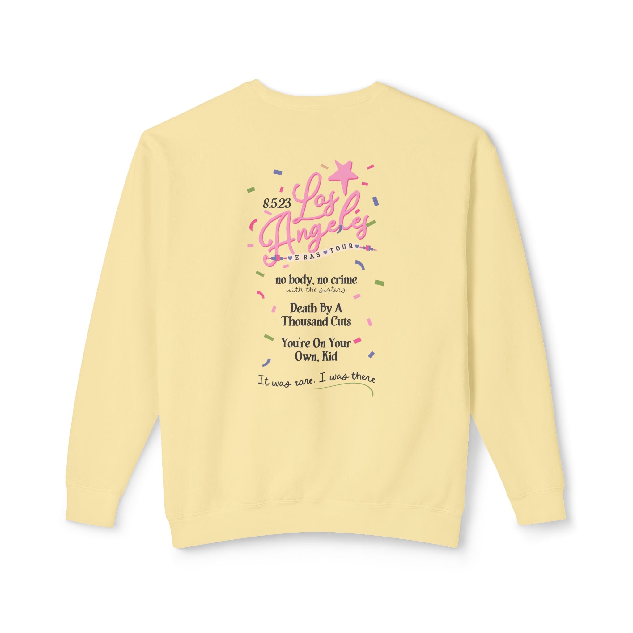 Los Angeles Eras Night Three Taylorwood Lightweight Crewneck