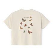 Where Flowers Grow Crop Top