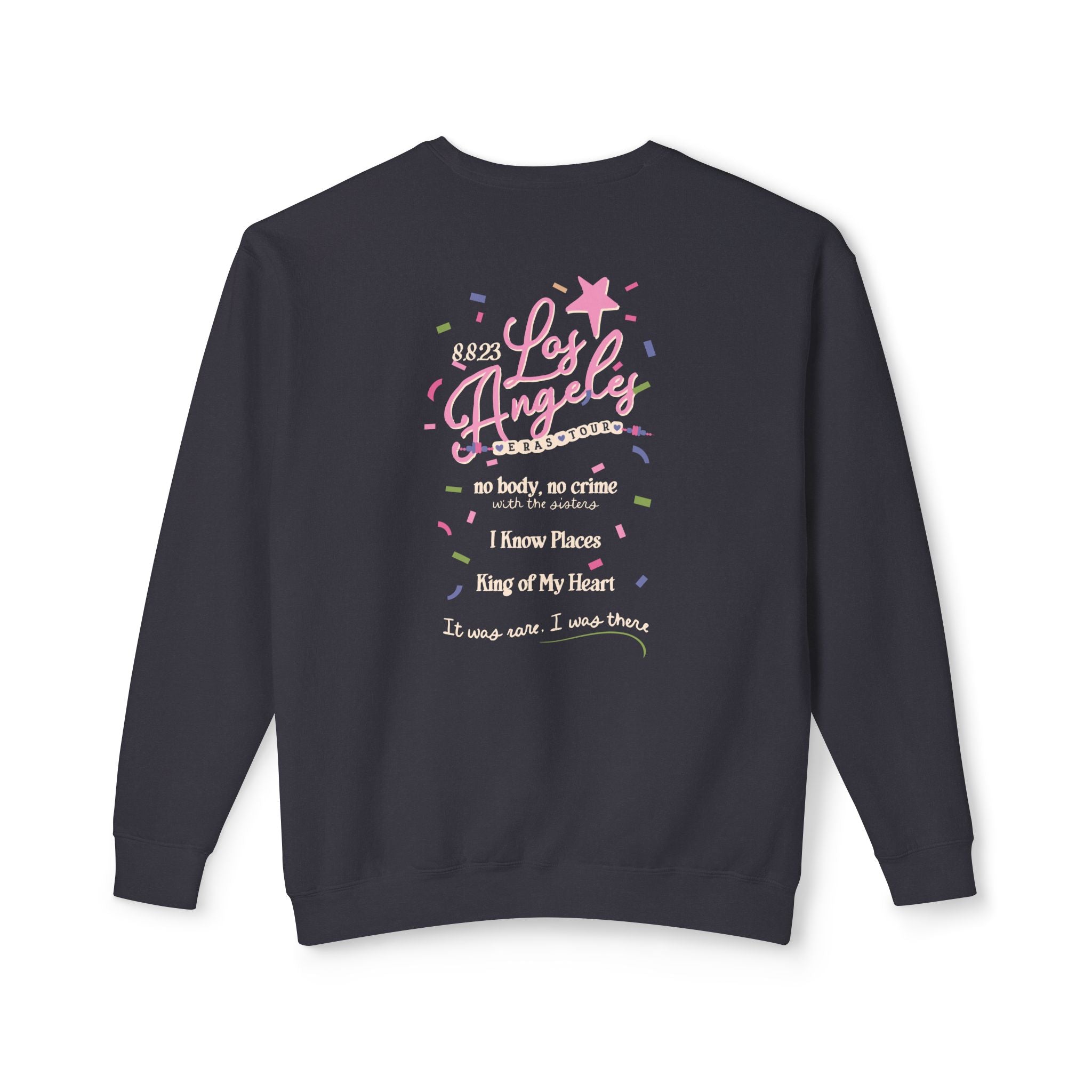 Los Angeles Eras Night Five Taylorwood Lightweight Crewneck