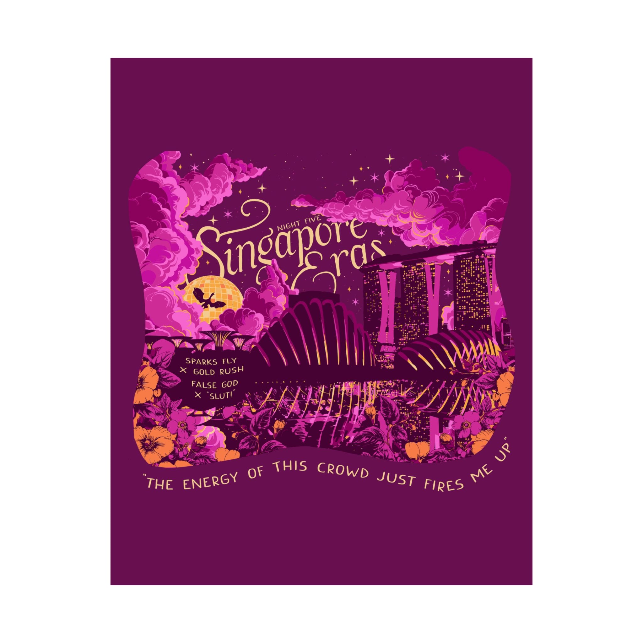 Berry Night Five Singapore Eras Poster
