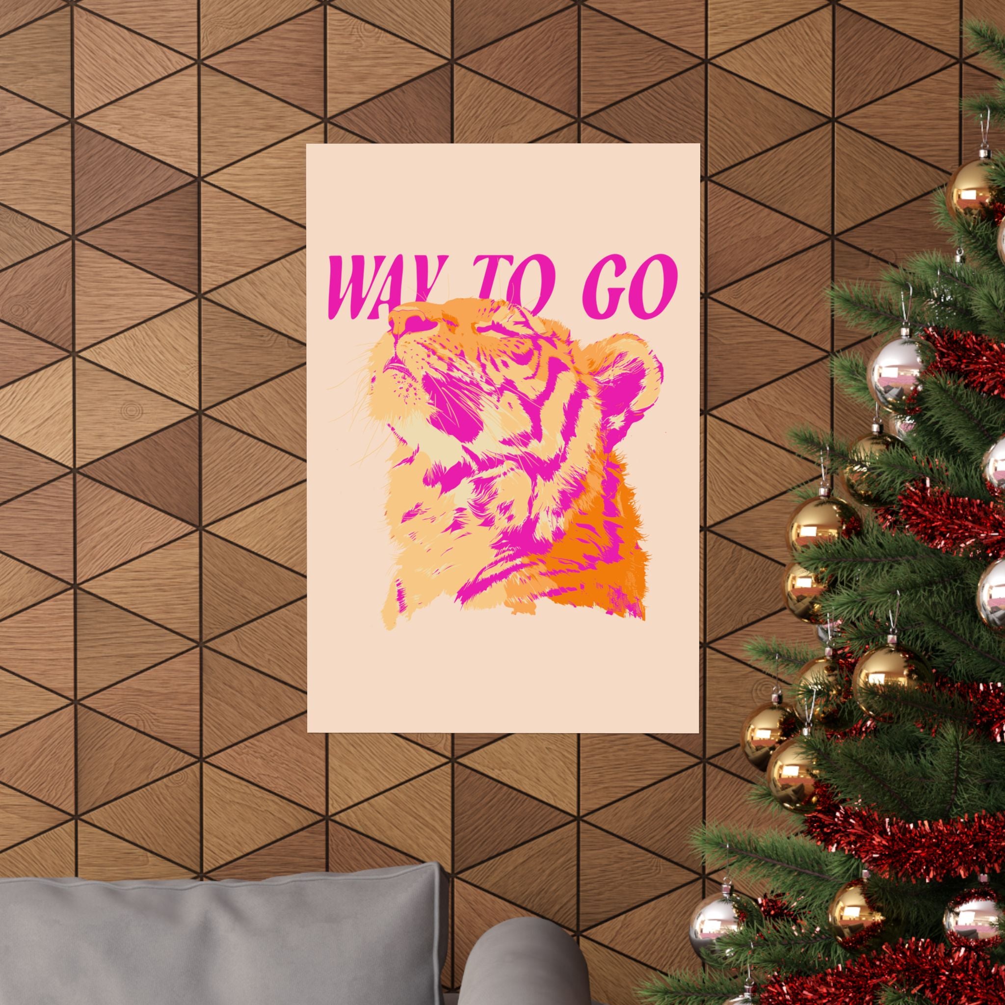 Way To Go Tiger Poster