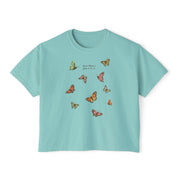 Where Flowers Grow Crop Top