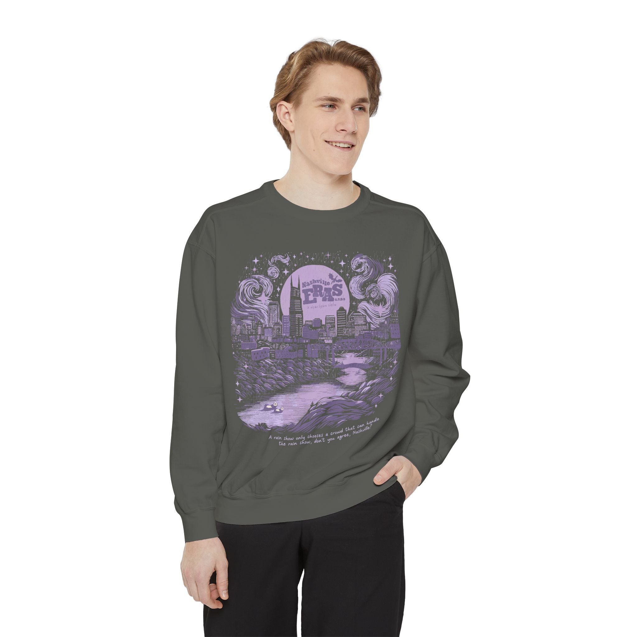 Night Three Nashville Eras Skyline Crewneck