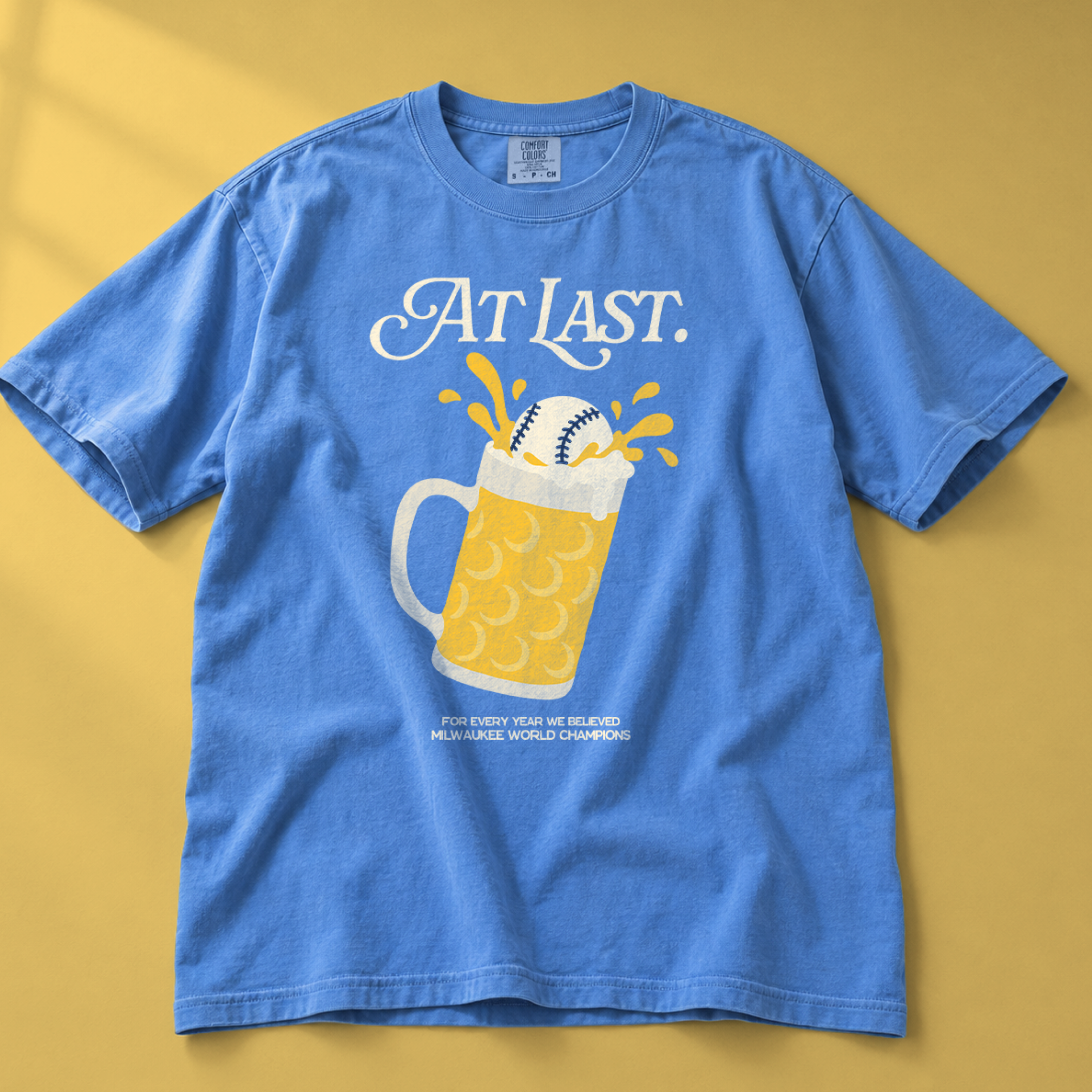 Milwaukee World Champs Tee in Flo Blue