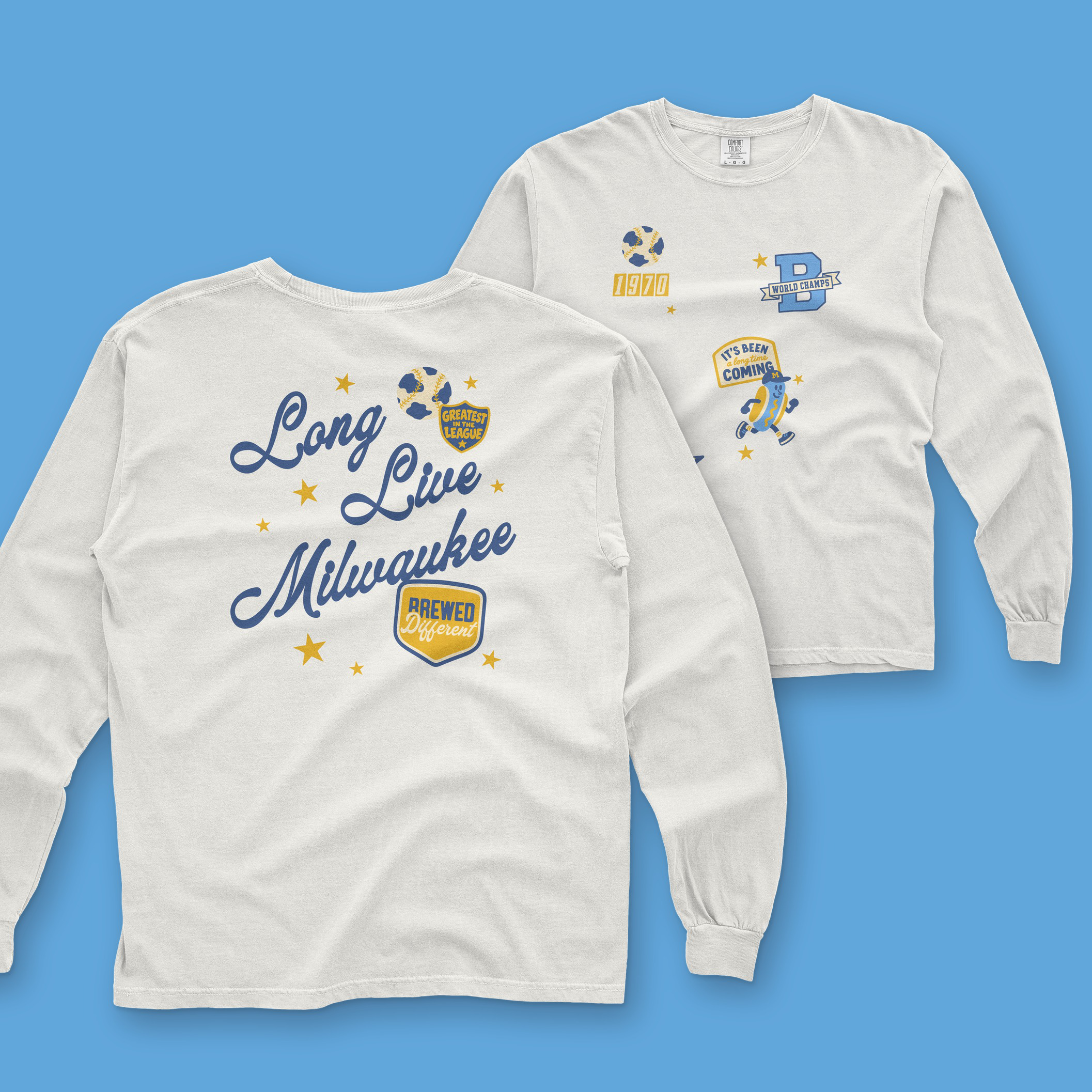 Long Live Milwaukee Long Sleeve Tee in White
