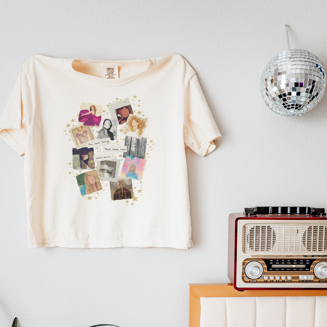 The Best Things That Have Ever Been Mine Comfort Colors Crop Top