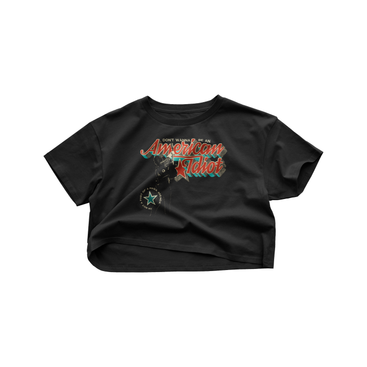 American Idiot Crop Top