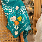 Embroidered Garden Bandana