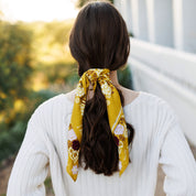 Embroidered Garden Bandana