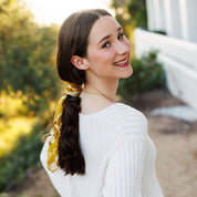 Embroidered Garden Bandana