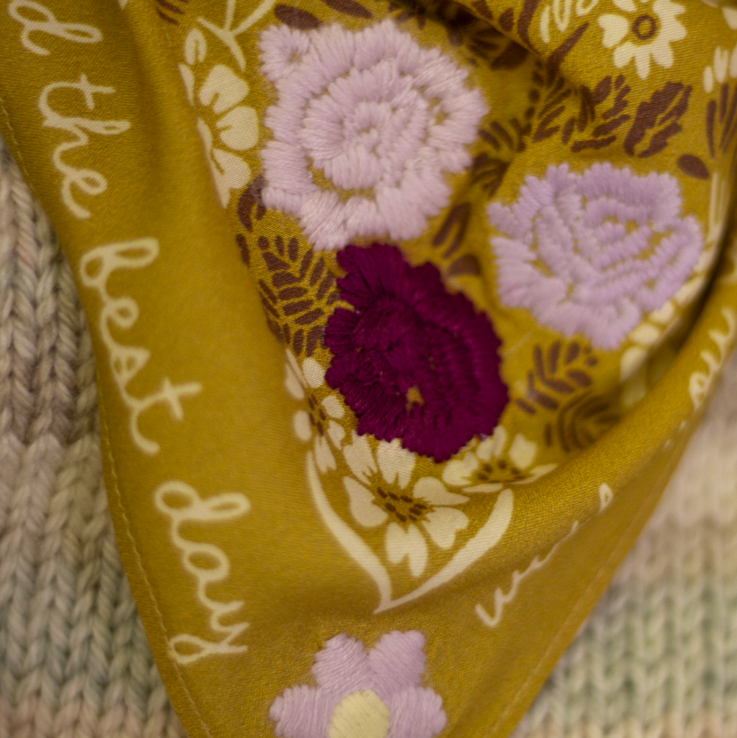 Embroidered Best Day Bandana