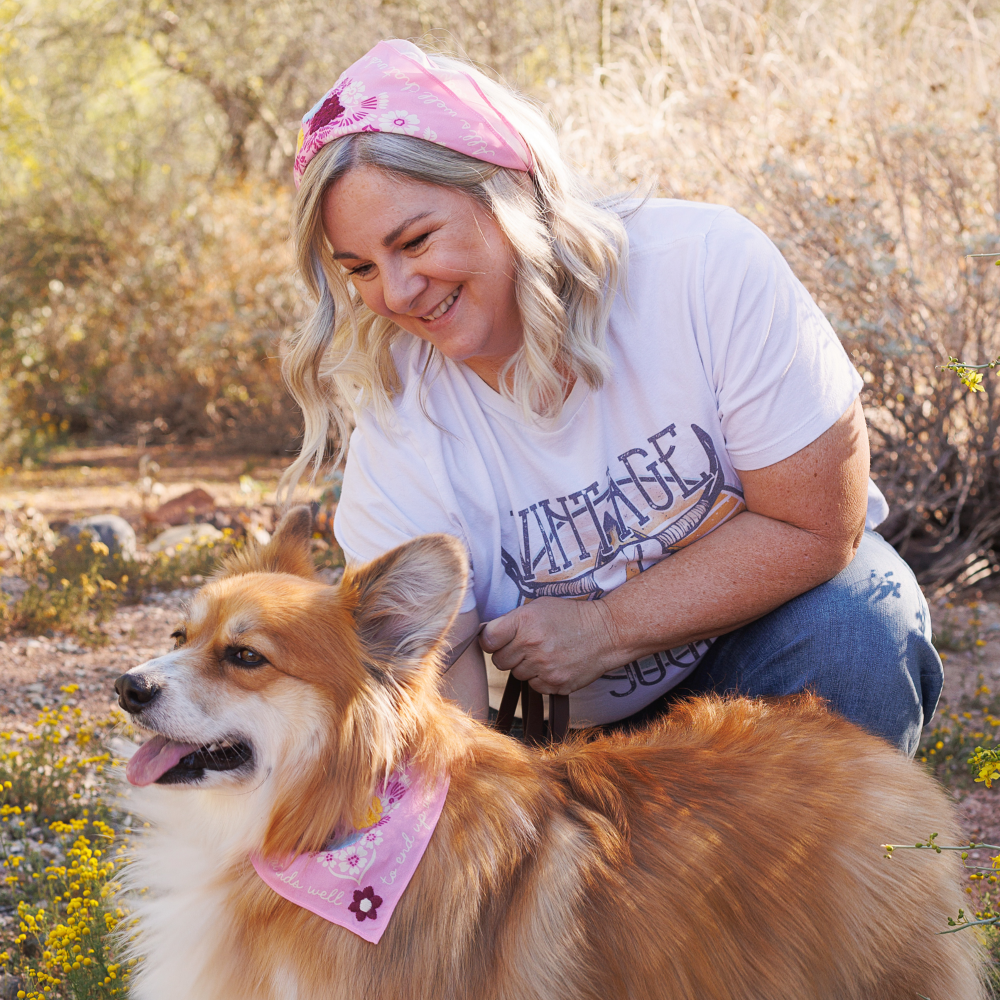 Embroidered All's Well That Ends Well Bandana